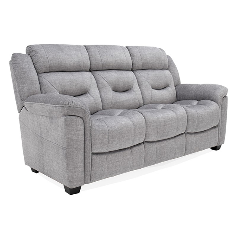 VL Dudley 3 Seater Fixed - Grey (Nett)